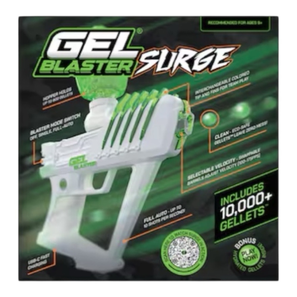 NWT-GEL BLASTER-SURGE-INCLUDES 10,000 GELLETS
